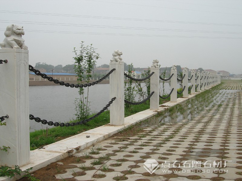河道链条栏杆 铁链栏杆