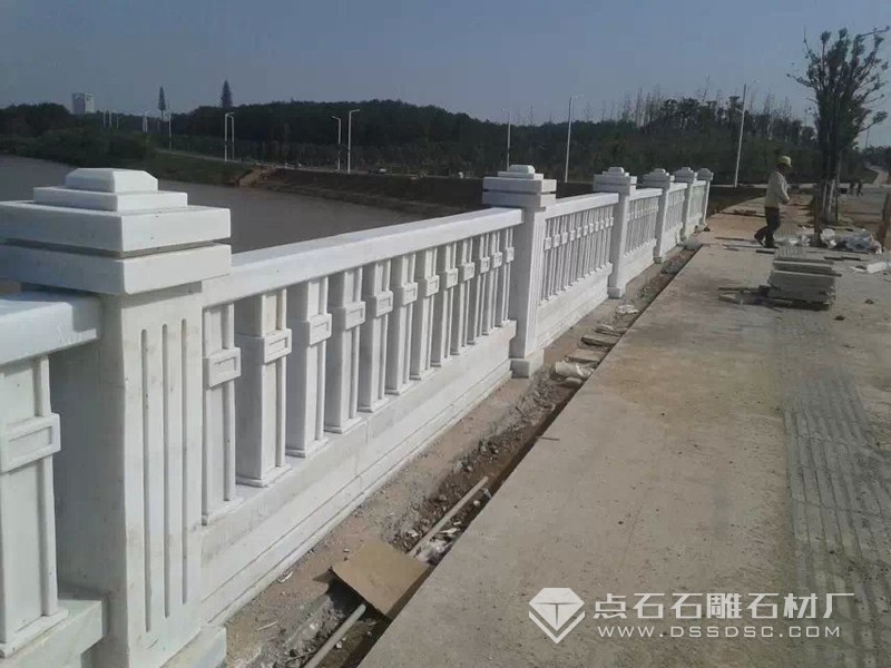 汉白玉栏杆 河道栏杆