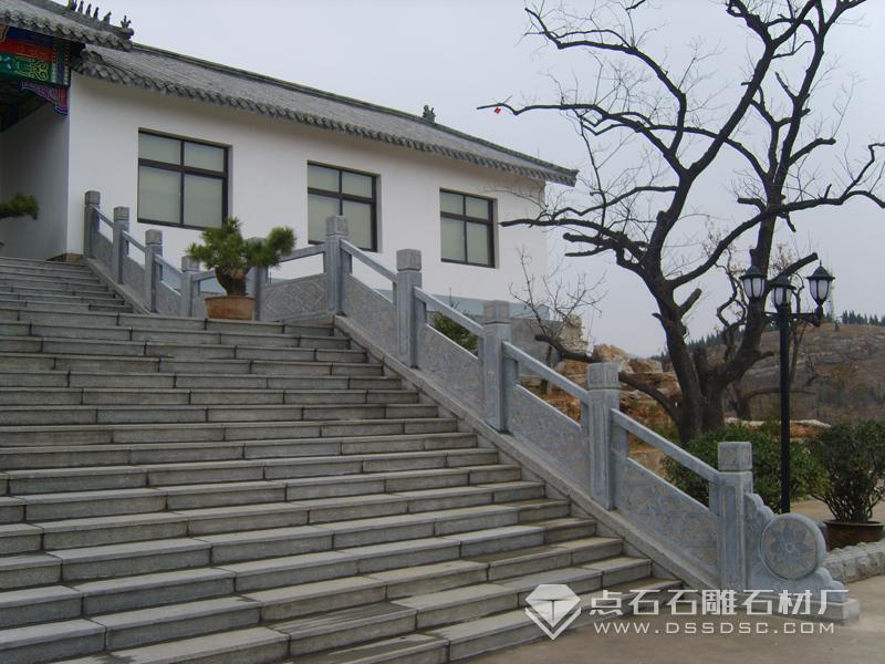 石护栏 石栏板安装的效果